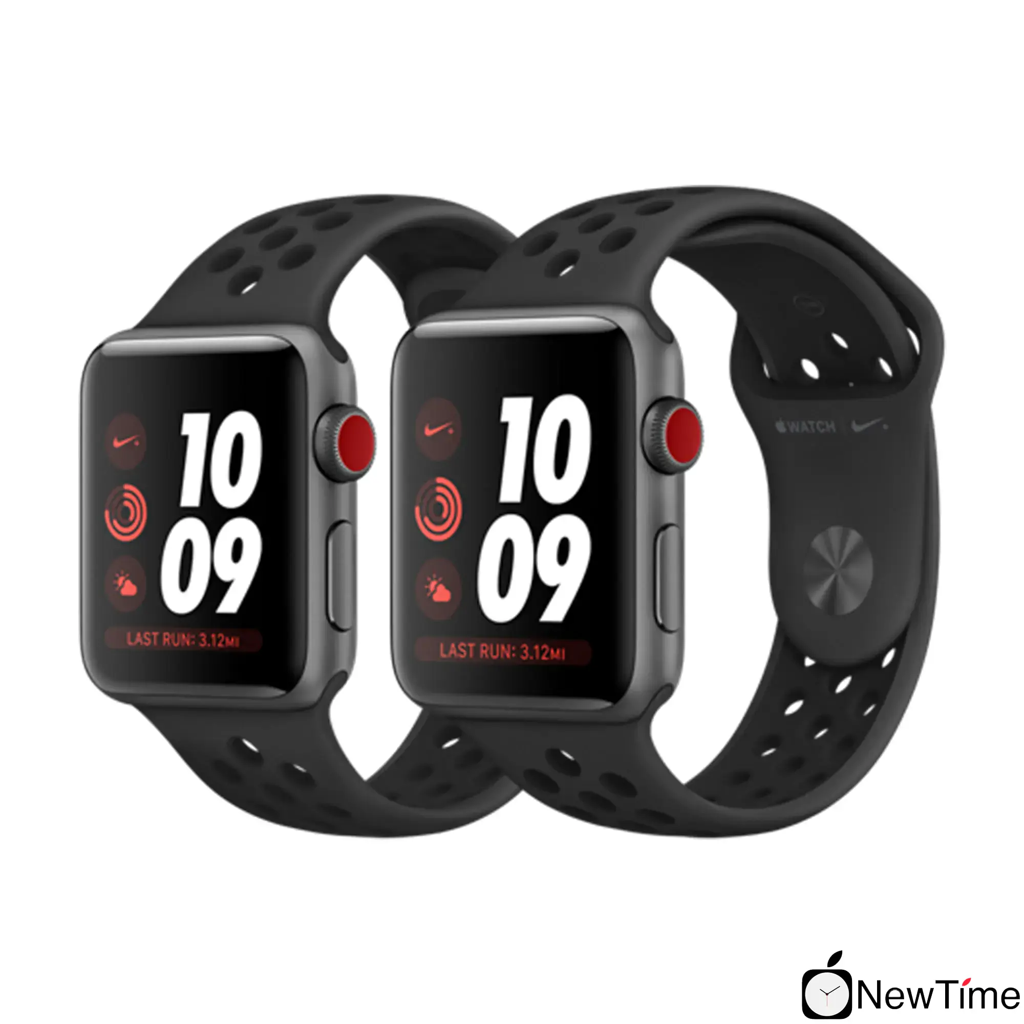 Apple Watch Series 3 Nike + (GPS + Cellular) 38mm Space Gray Aluminum Case with Anthracite / Black Nike Sport Band (MQL62, MQM82)