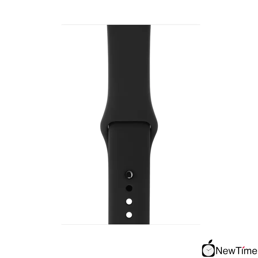 Apple Watch Series 3 (GPS + Cellular) 38mm Space Black Stainless Steel Case with Black Sport Band (MQJW2, MR1Н2)