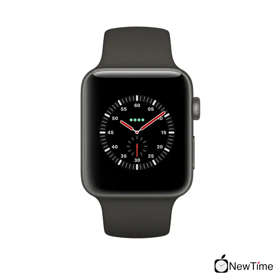 Apple Watch Edition Series 3 (GPS + Cellular) 38mm Gray Ceramic Case with Gray/Black Sport Band (MQK02)
