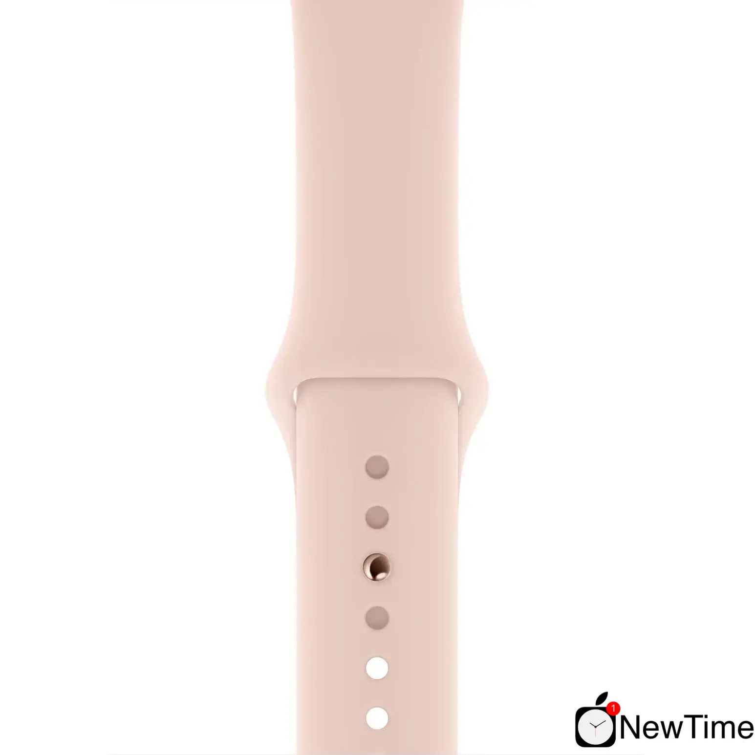 Apple Watch Series 4 (GPS) 44mm Gold Aluminum Case with Pink Sand Sport Band (MU6F2)
