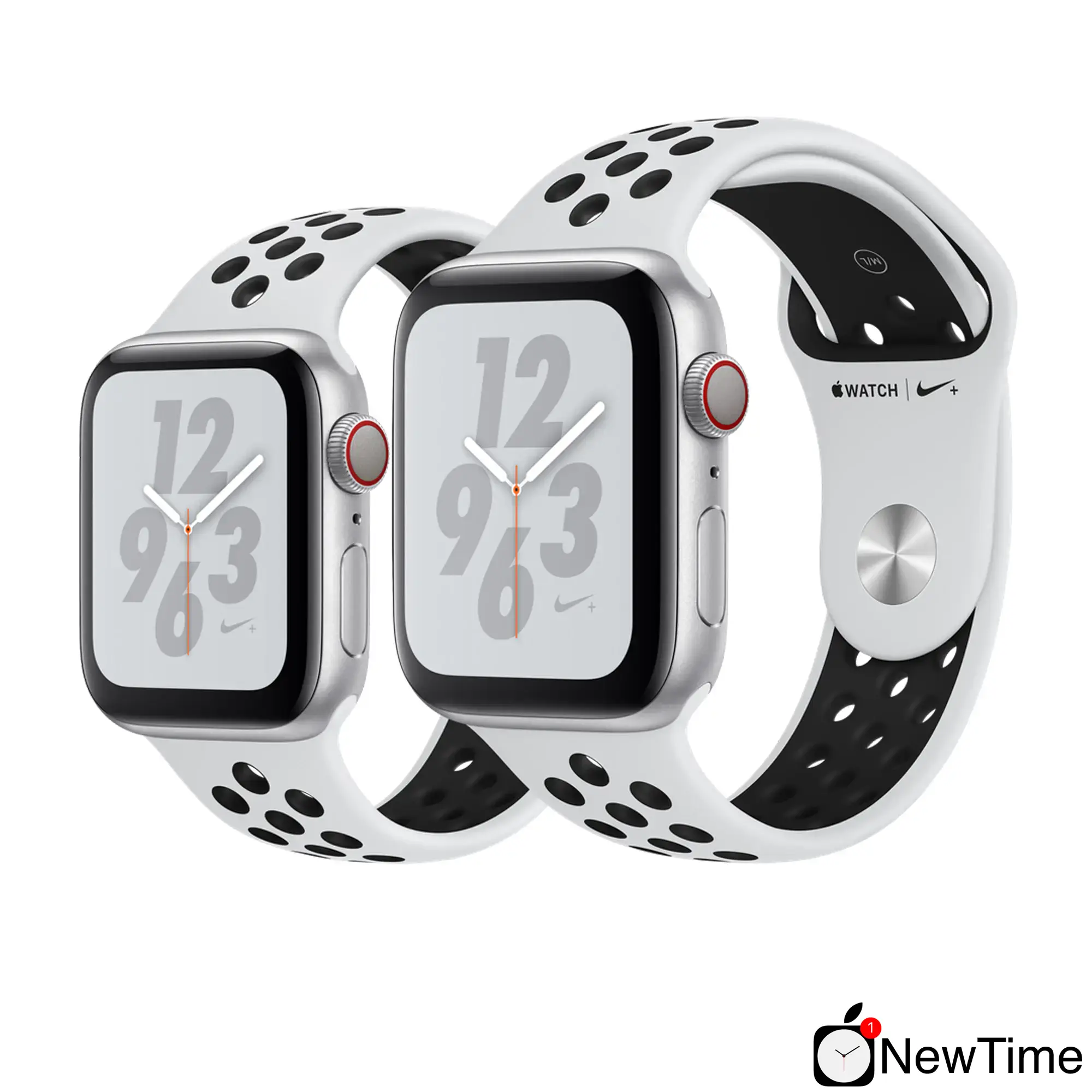 Apple Watch Series 4 Nike+ (GPS + Cellular) 44mm Silver Aluminium Case with Pure Platinum/Black Nike Sport Band (MTXC2, MTXK2)