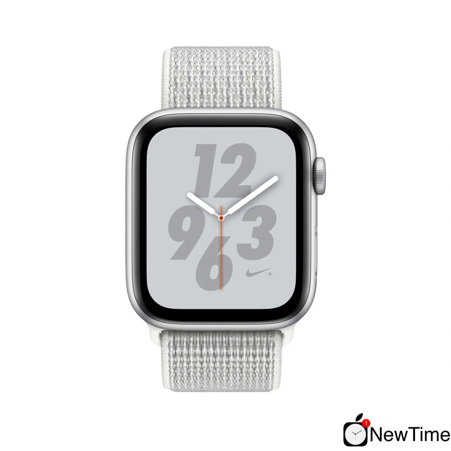 Apple Watch Series 4 Nike + (GPS) 40mm Silver Aluminium Case with Summit White Nike Sport Loop (MU7F2)