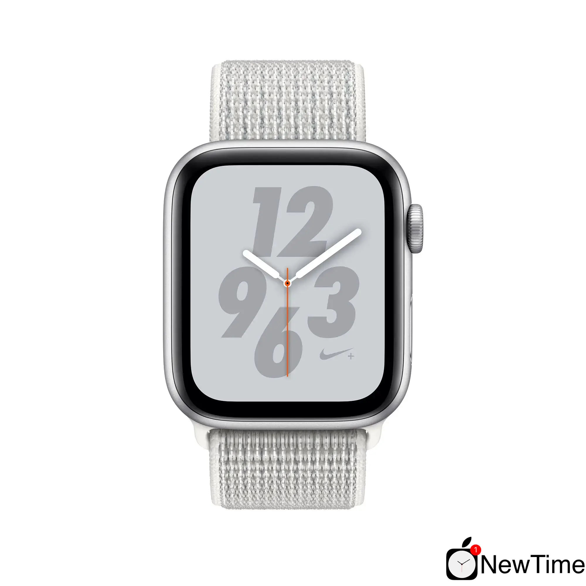 Apple Watch Series 4 Nike + (GPS) 44mm Silver Aluminium Case with Summit White Nike Sport Loop (MU7H2)