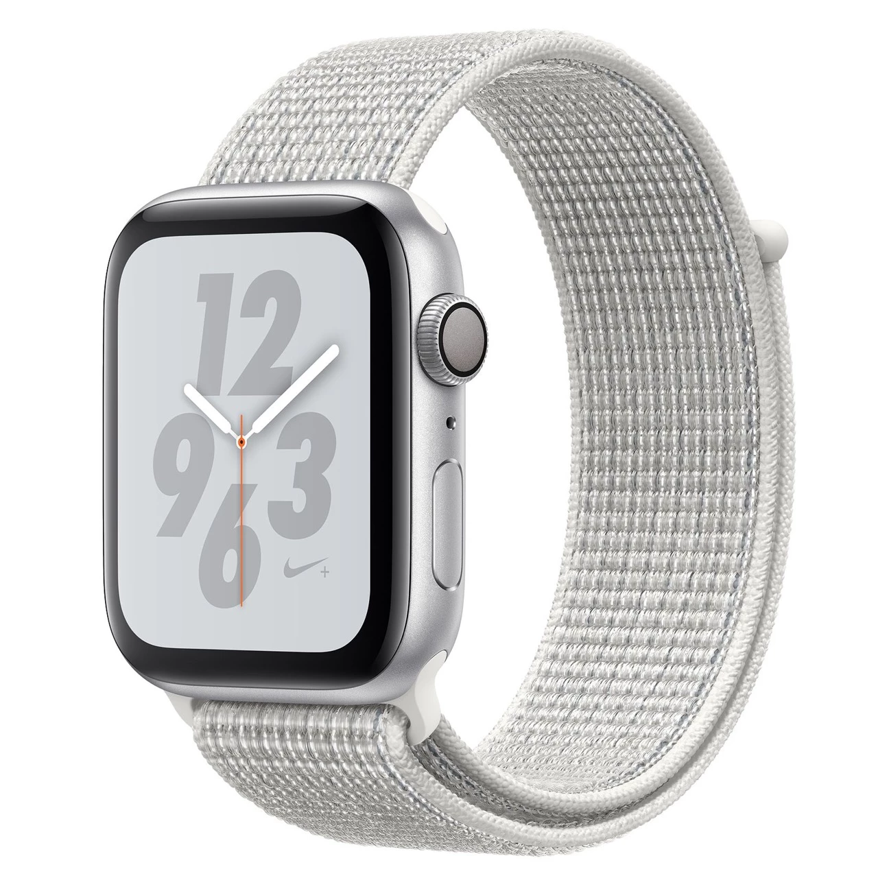 Apple Watch Series 4 Nike + (GPS) 44mm Silver Aluminium Case with Summit White Nike Sport Loop (MU7H2)