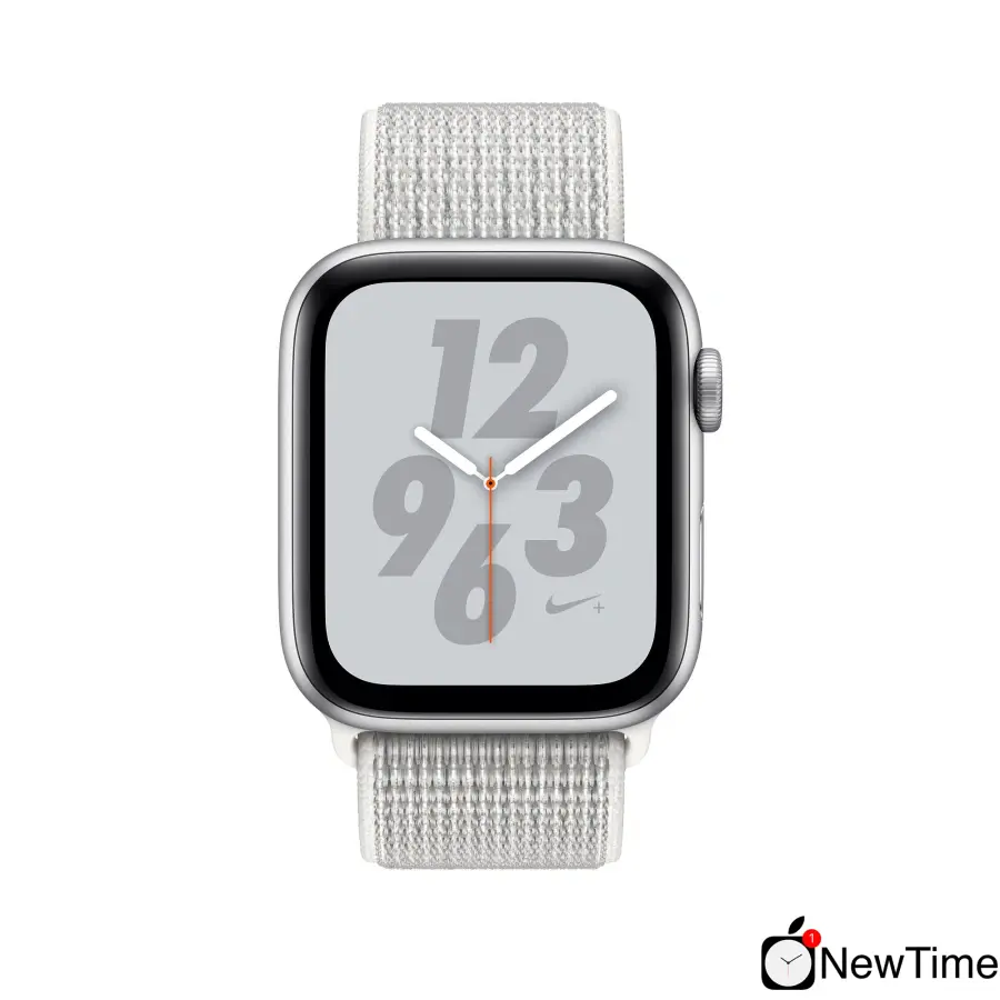 Apple Watch Series 4 Nike + (GPS + Cellular) 40mm Silver Aluminium Case with Summit White Nike Sport Loop (MTX72, MTXF2)