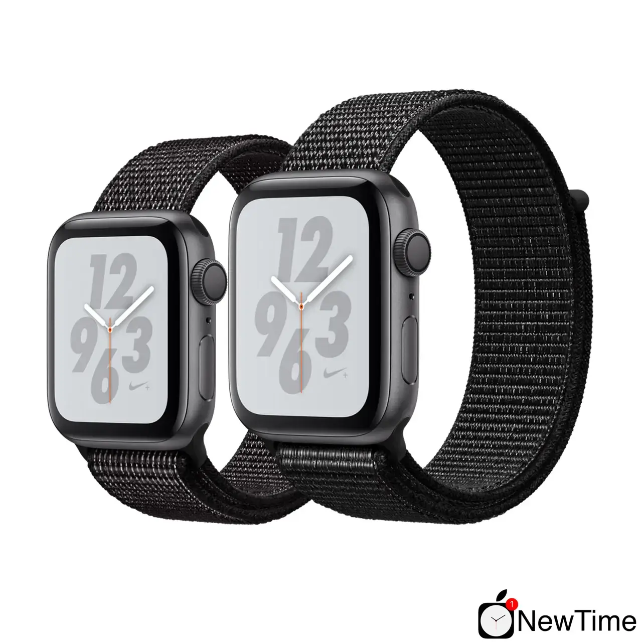 Apple Watch Series 4 Nike + (GPS) 44mm Space Gray Aluminium Case with Black Nike Sport Loop (MU7J2)