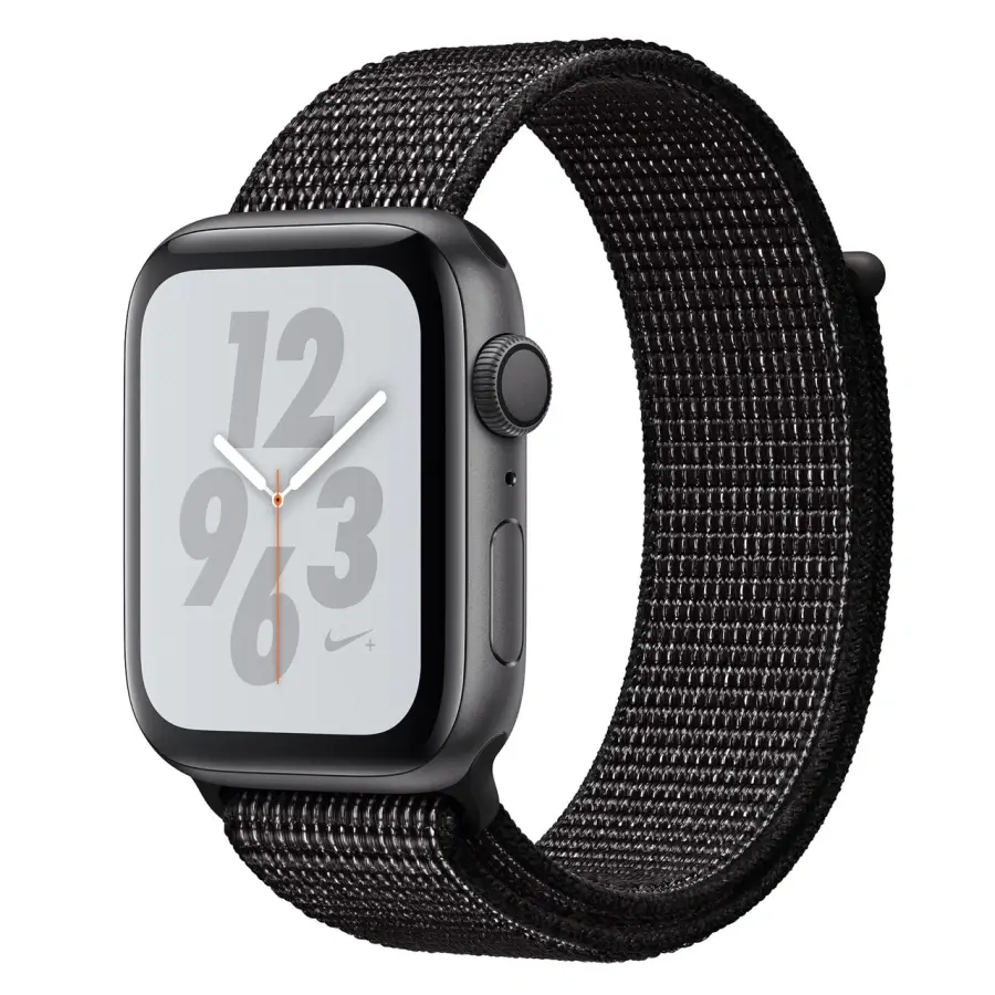 Apple Watch Series 4 Nike+ (GPS) 44mm Space Gray Aluminium Case with Black Nike Sport Loop (MU7J2)