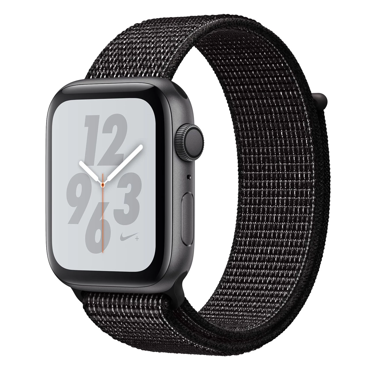 Apple Watch Series 4 Nike + (GPS) 44mm Space Gray Aluminium Case with Black Nike Sport Loop (MU7J2)