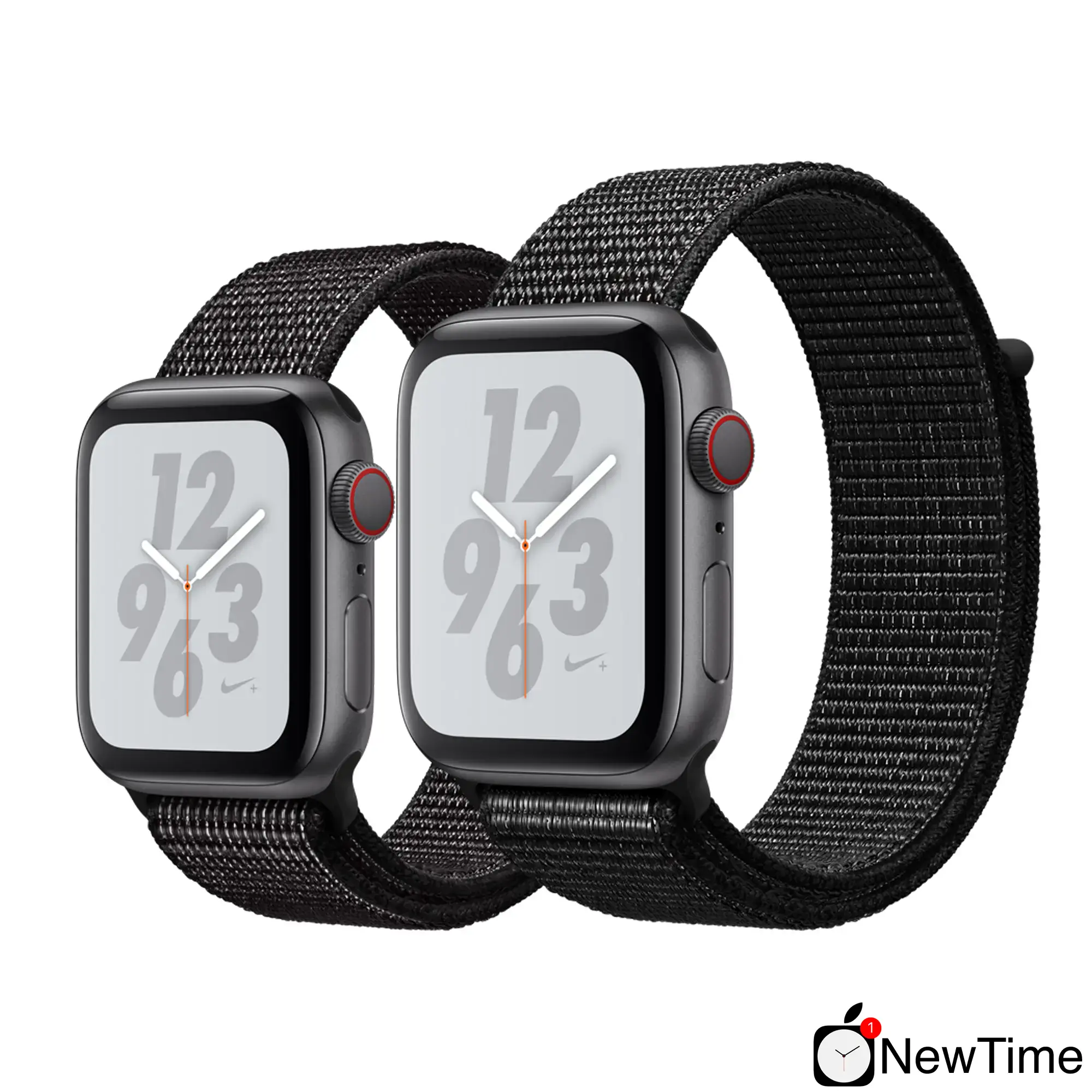 Apple Watch Series 4 Nike + (GPS + Cellular) 44mm Space Gray Aluminium Case with Black Nike Sport Loop (MTXD2, MTXL2)