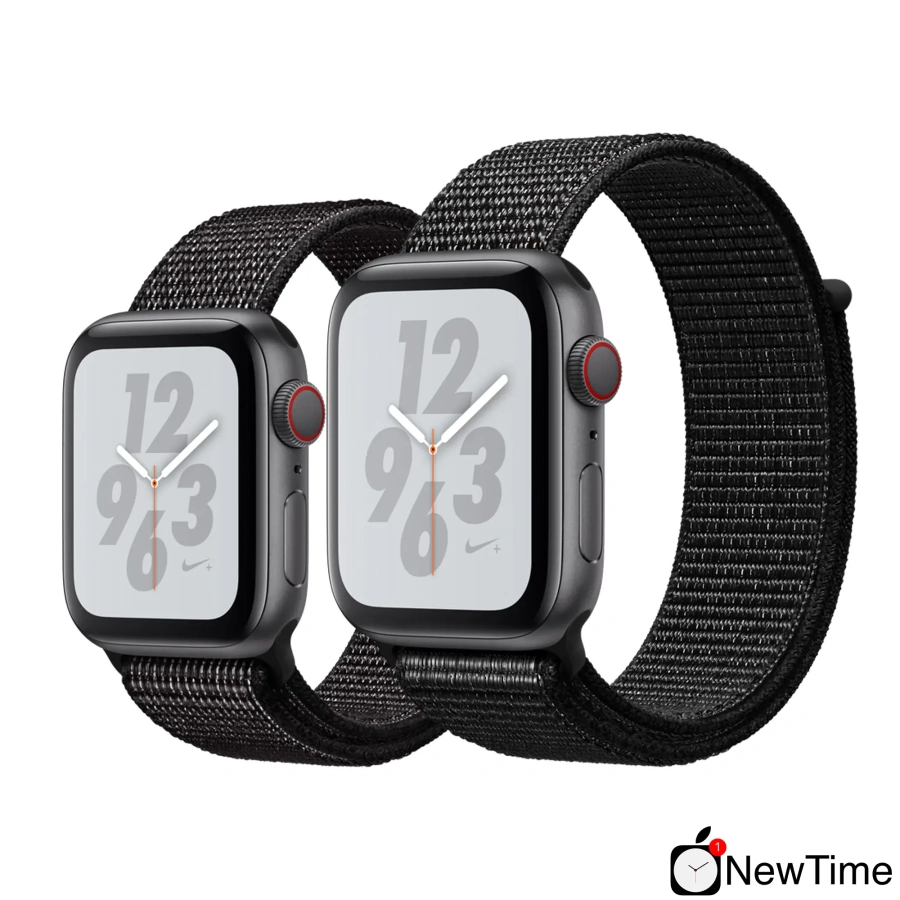 Apple Watch Series 4 Nike+ (GPS + Cellular) 44mm Space Gray Aluminium Case with Black Nike Sport Loop (MTXD2, MTXL2)