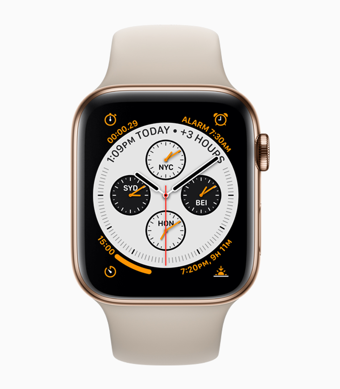 Apple Watch Series 4 Nike + (GPS + Cellular) 40mm Silver Aluminium Case with Pure Platinum / Black Nike Sport Band (MTV92, MTX62)