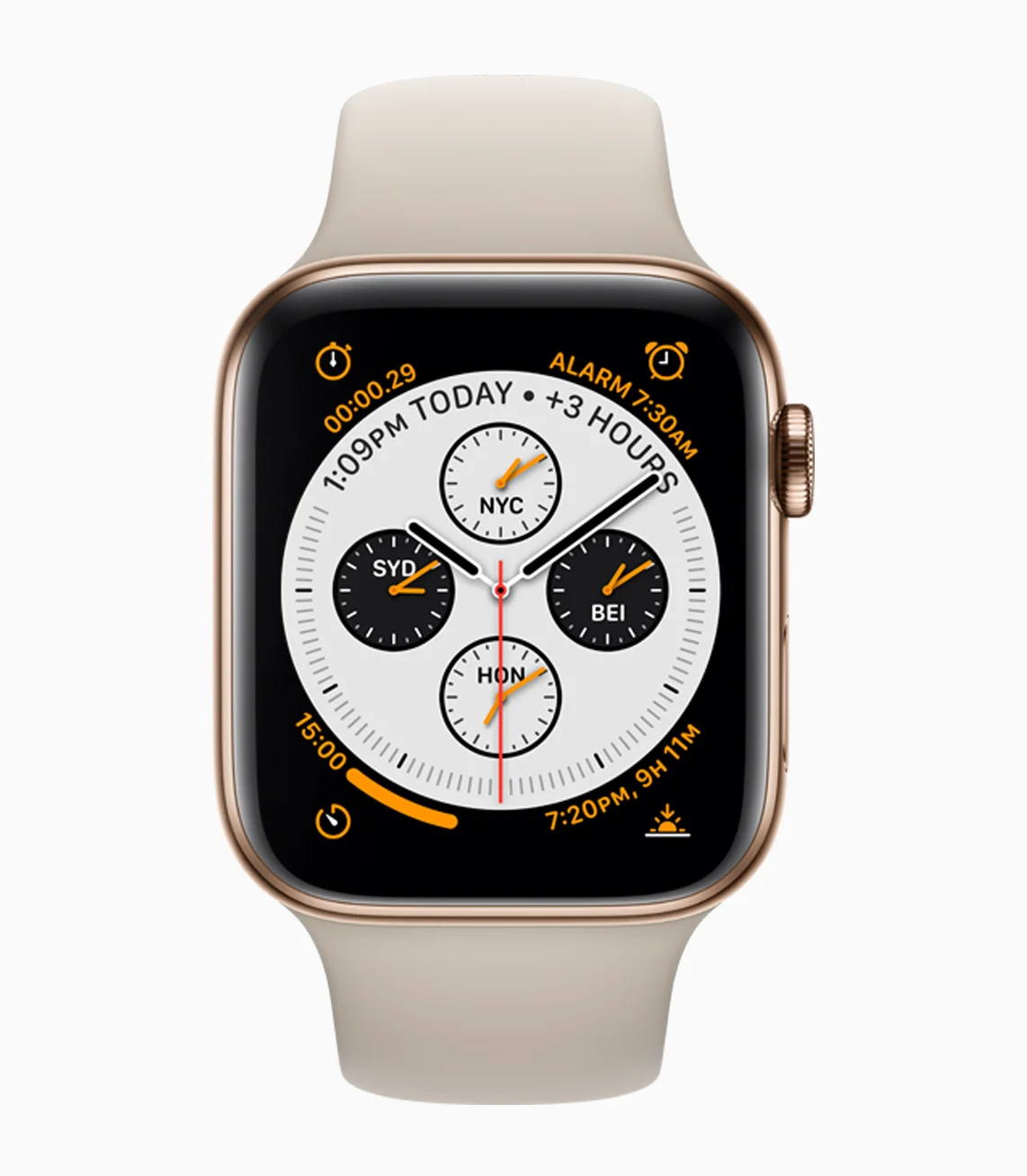 Apple Watch Series 4 Nike + (GPS + Cellular) 40mm Silver Aluminium Case with Pure Platinum / Black Nike Sport Band (MTV92, MTX62)