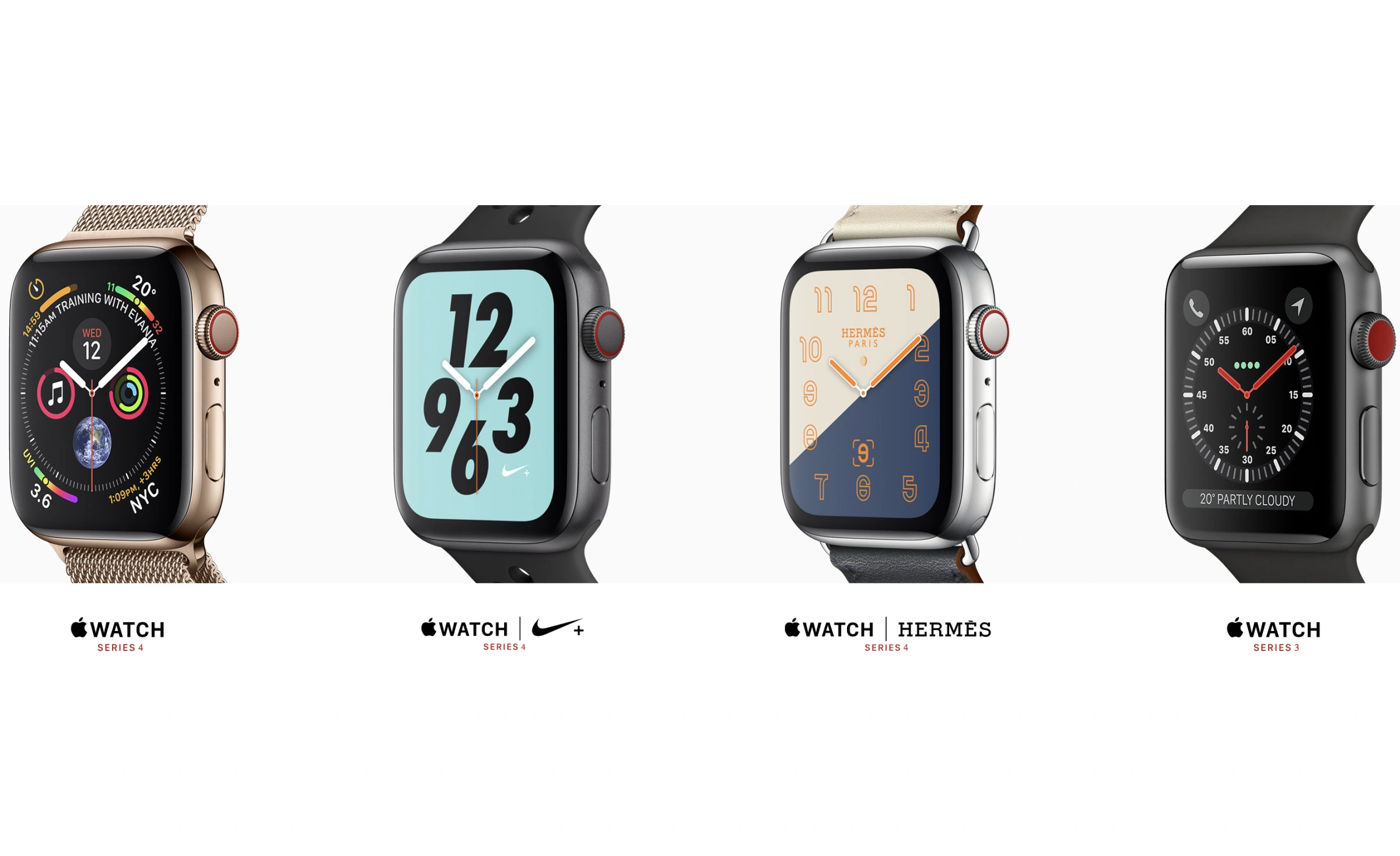 Apple Watch Series 4 Nike + (GPS + Cellular) 40mm Silver Aluminium Case with Pure Platinum / Black Nike Sport Band (MTV92, MTX62)