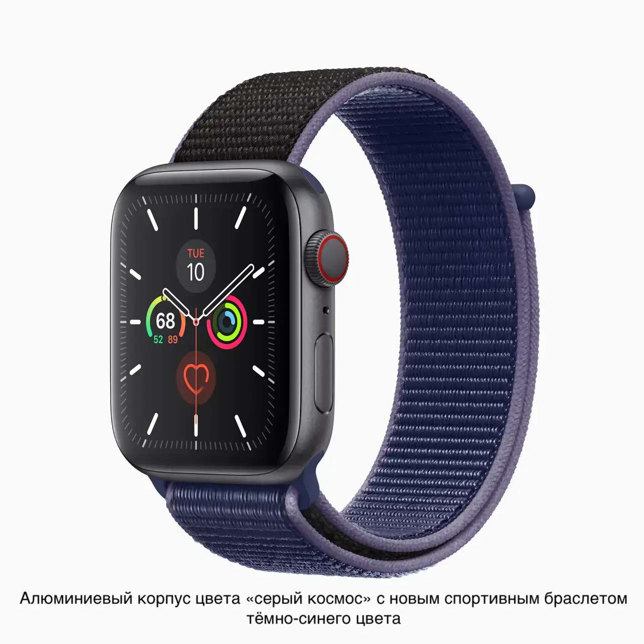 Apple Watch Edition Series 5 GPS + Cellular 44mm White Ceramic Case with White Sport Band (MWR72, MWQU2)