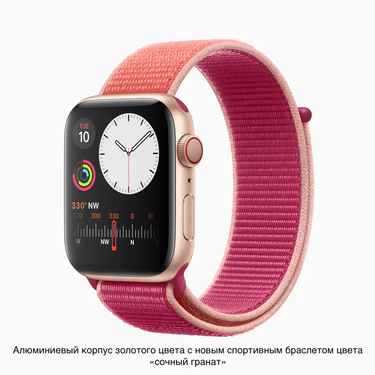 Apple Watch Edition Series 5 GPS + Cellular 44mm White Ceramic Case with White Sport Band (MWR72, MWQU2)