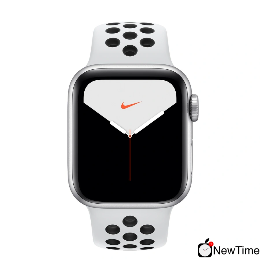 Apple Watch Series 5 Nike GPS 40mm Silver Aluminium Case with Pure Platinum / Black Nike Sport Band (MX3R2)