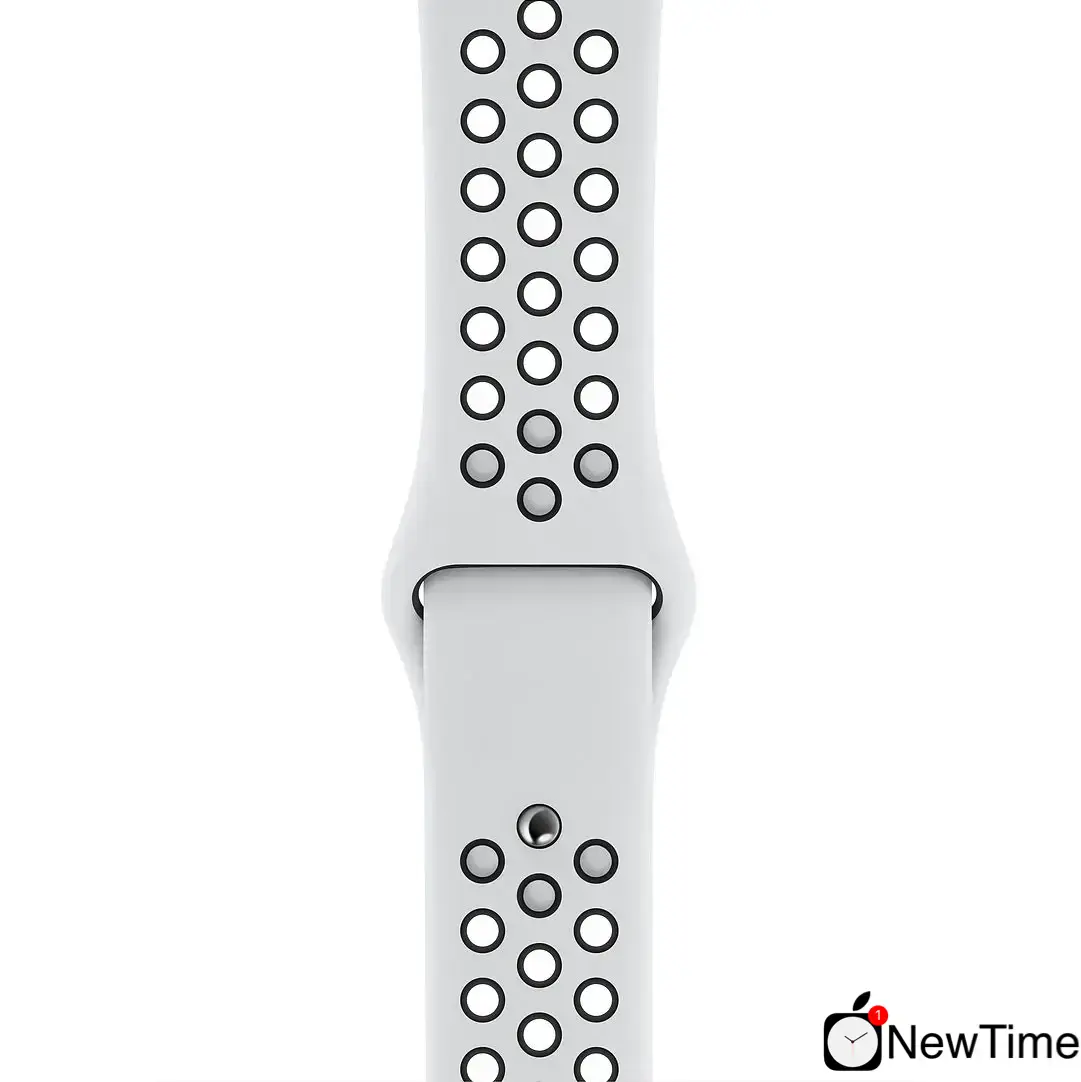 Apple Watch Series 5 Nike GPS 44mm Silver Aluminium Case with Pure Platinum / Black Nike Sport Band (MX3V2)