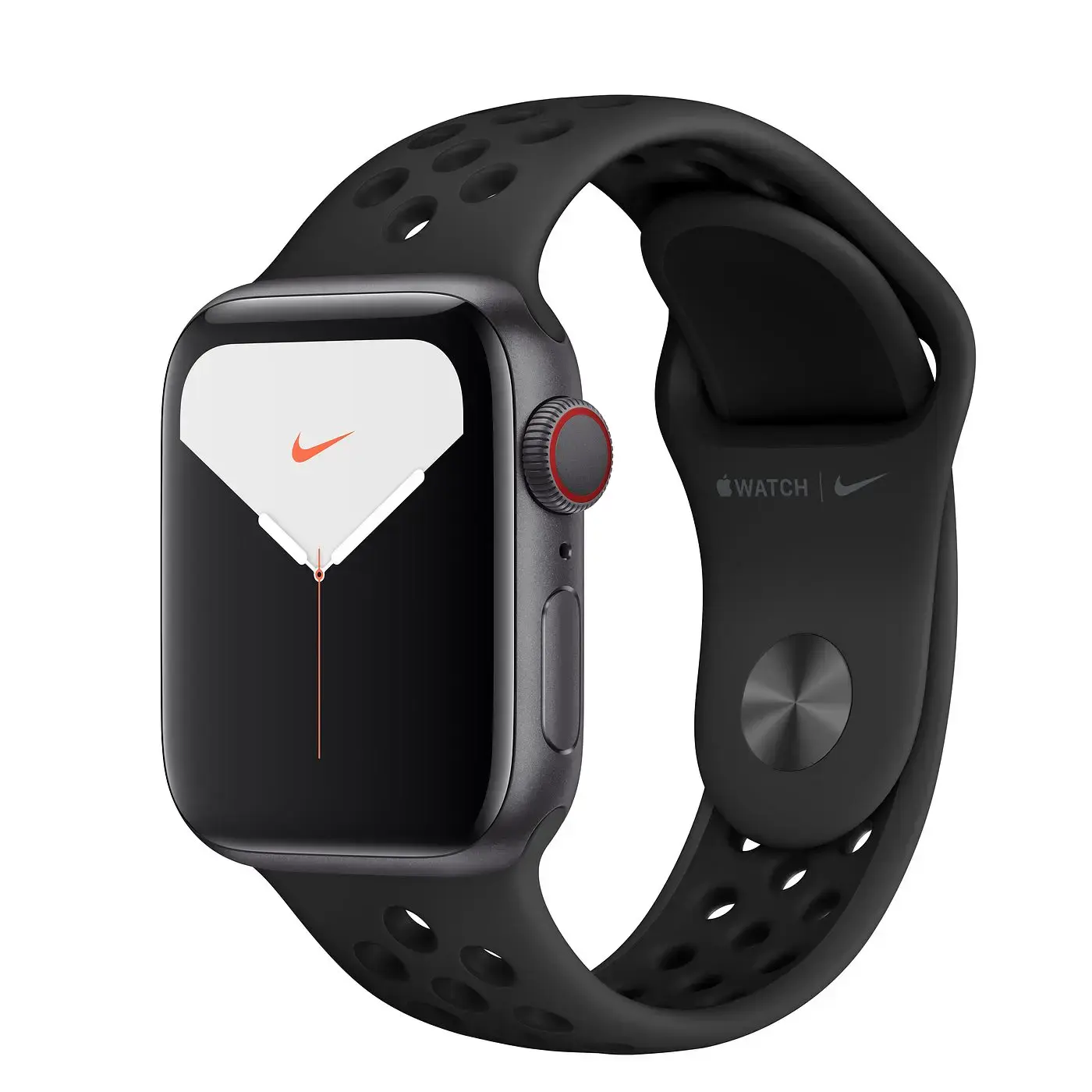 Apple Watch Series 5 Nike GPS + Cellular 40mm Space Gray Aluminium Case with Anthracite/Black Nike Sport Band (MX382, MX3D2)