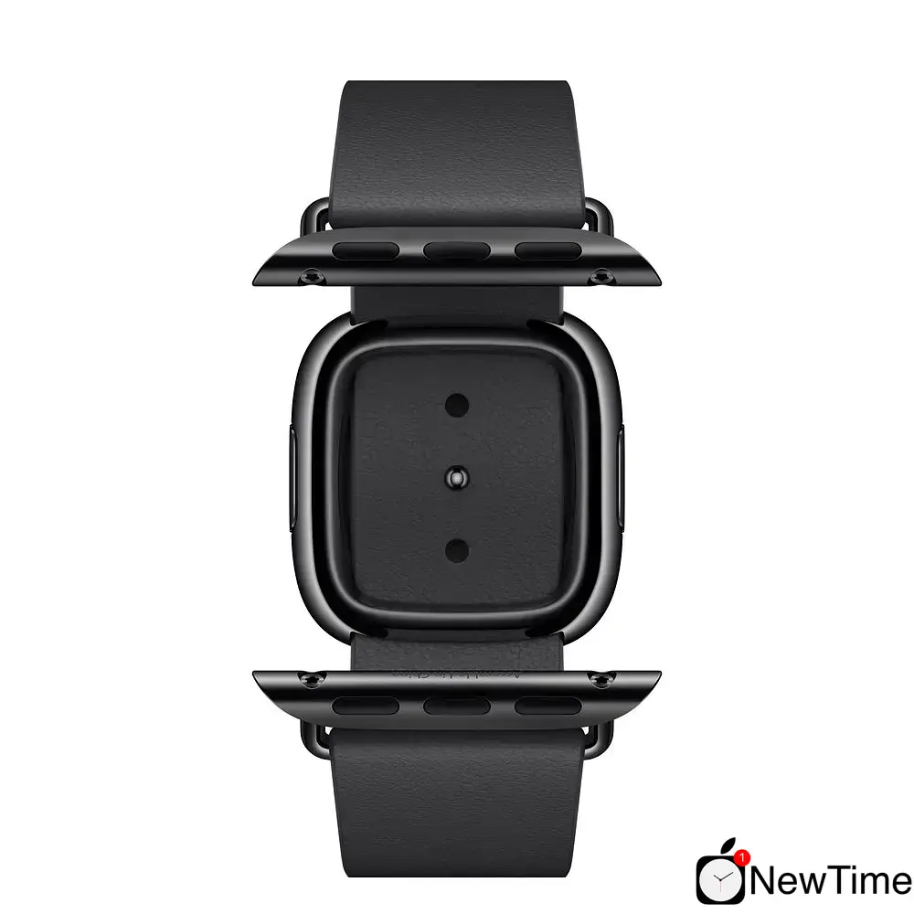Apple Watch Series 5 GPS + Cellular 40mm Space Black Titanium Case with Black Modern Buckle (MWQD2)
