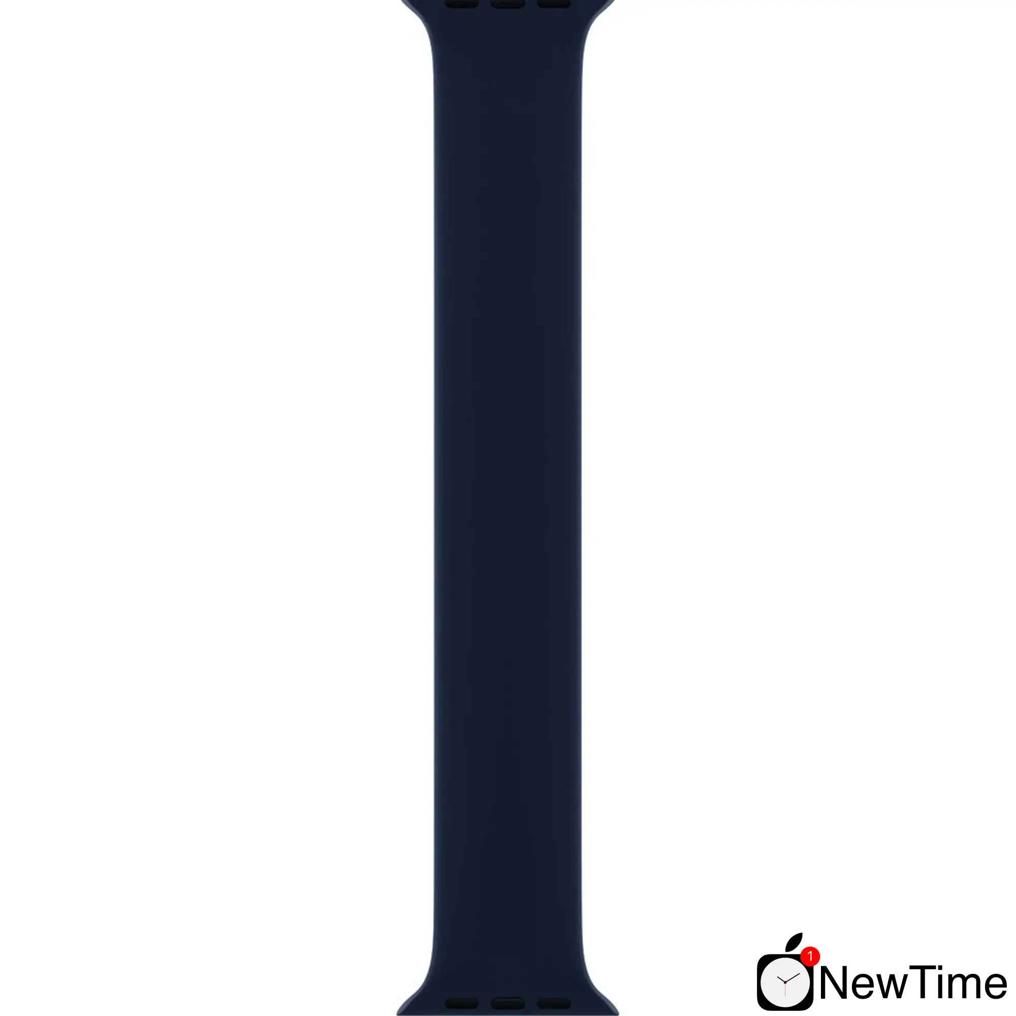 Apple Watch Series 6 GPS + Cellular 40mm Silver Stainless Steel Case (M0DV3) with Deep Navy Solo Loop - Size 7 (MYPQ2)