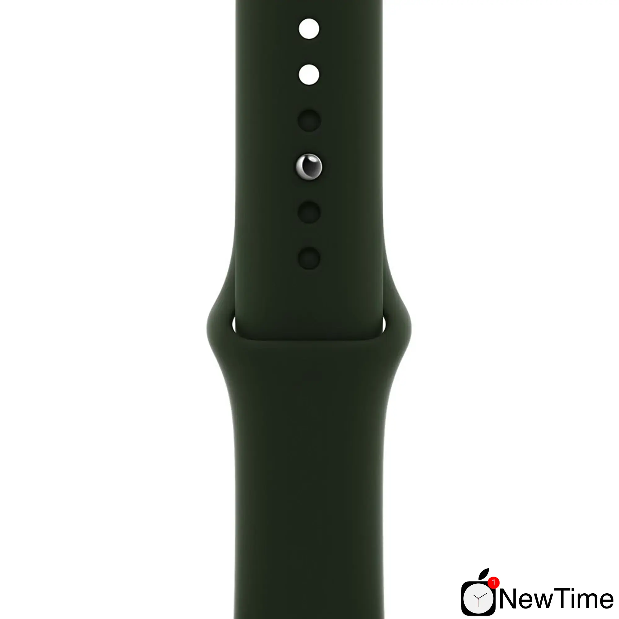 Apple Watch Series 6 GPS + Cellular 40mm Gold Stainless Steel Case with Cyprus Green Sport Band (M02W3, M06V3)