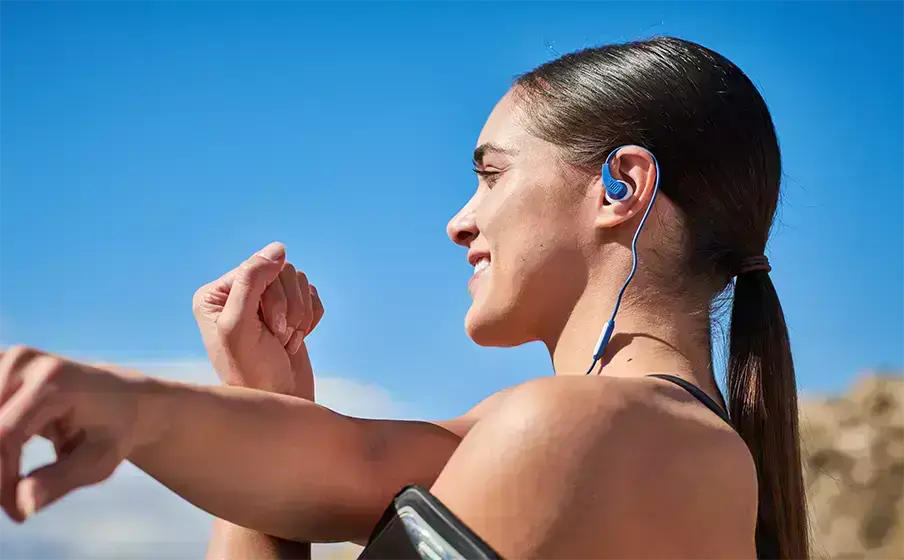 Наушники JBL Endurance RUN Yellow (JBLENDURRUNBNL)