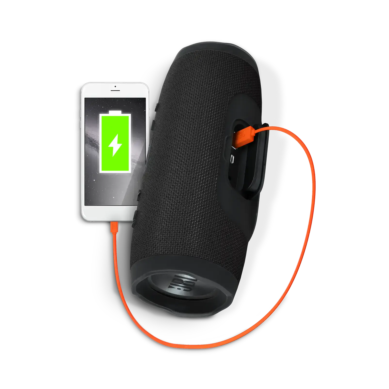 Портативна акустика JBL Charge 3 - Black (JBLCHARGE3BLKEU)