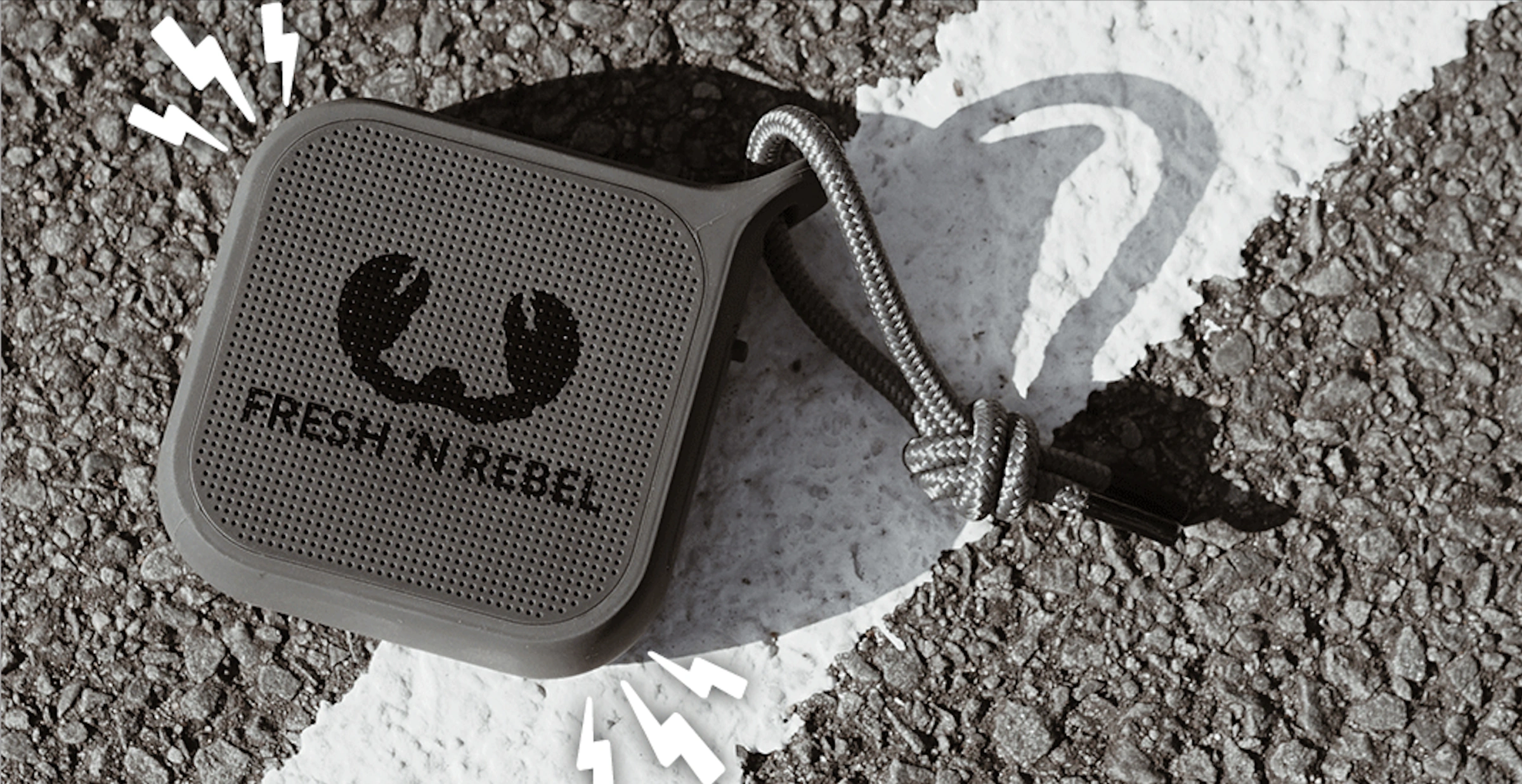Колонка Fresh 'N Rebel Rockbox Pebble Small Bluetooth Speaker Cloud (1RB0500CL)