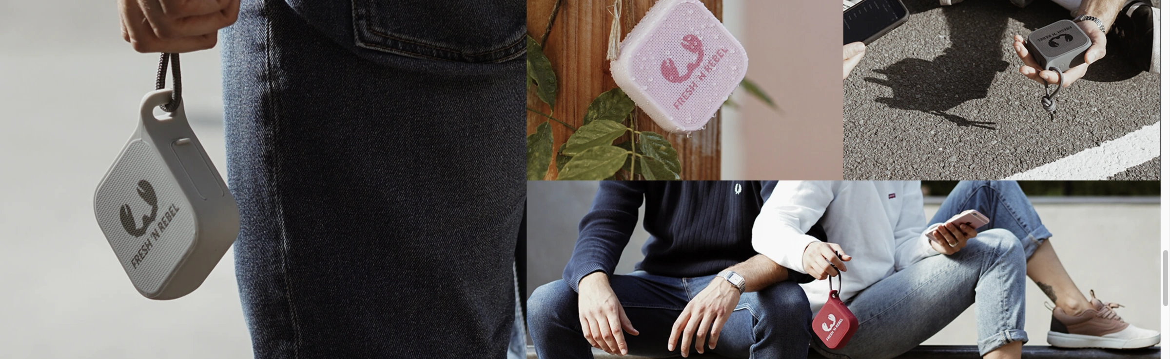 Колонка Fresh 'N Rebel Rockbox Pebble Small Bluetooth Speaker Cloud (1RB0500CL)