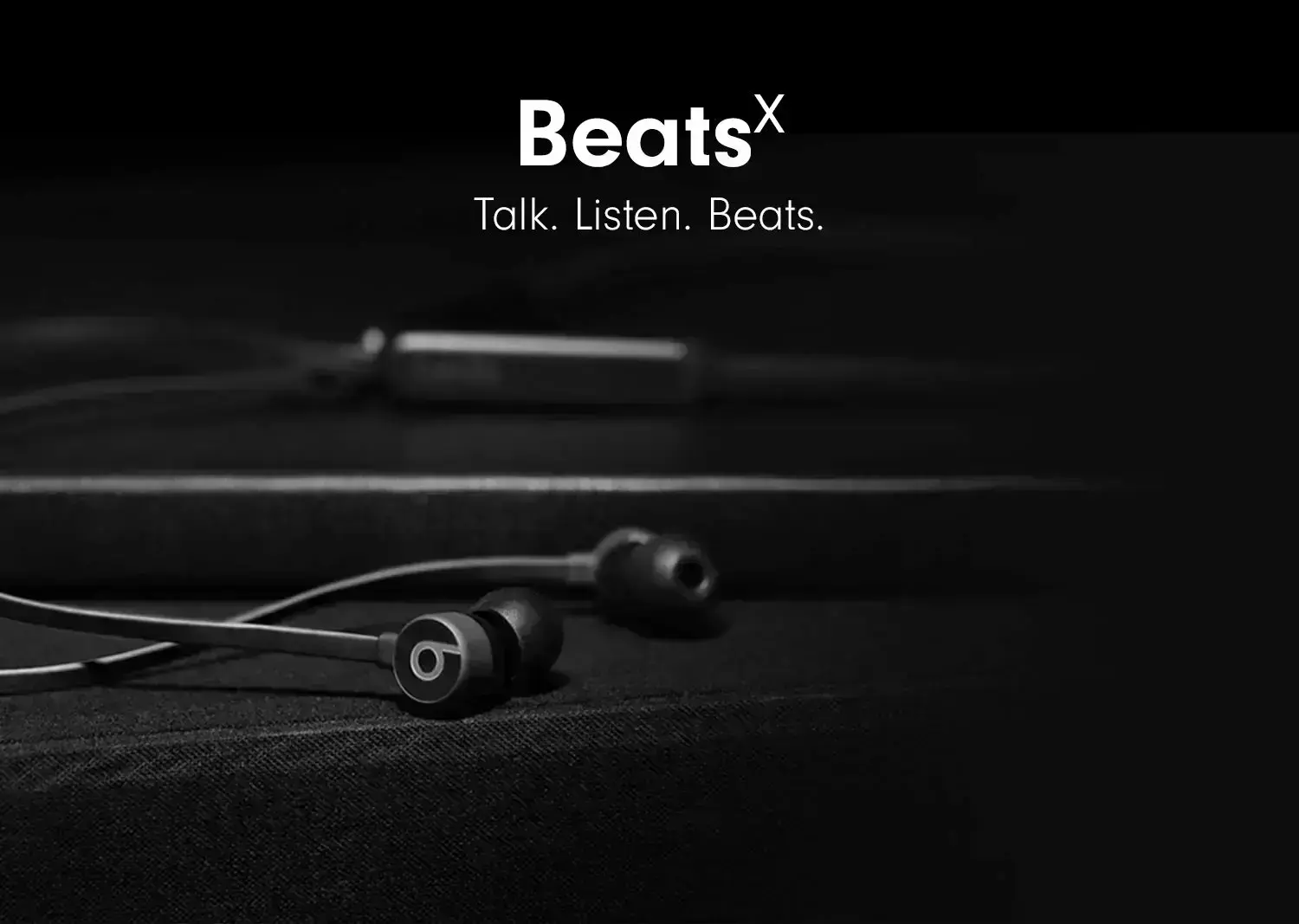 Наушники Beats BeatsX Earphones - Black (MLYE2 / MTH52)