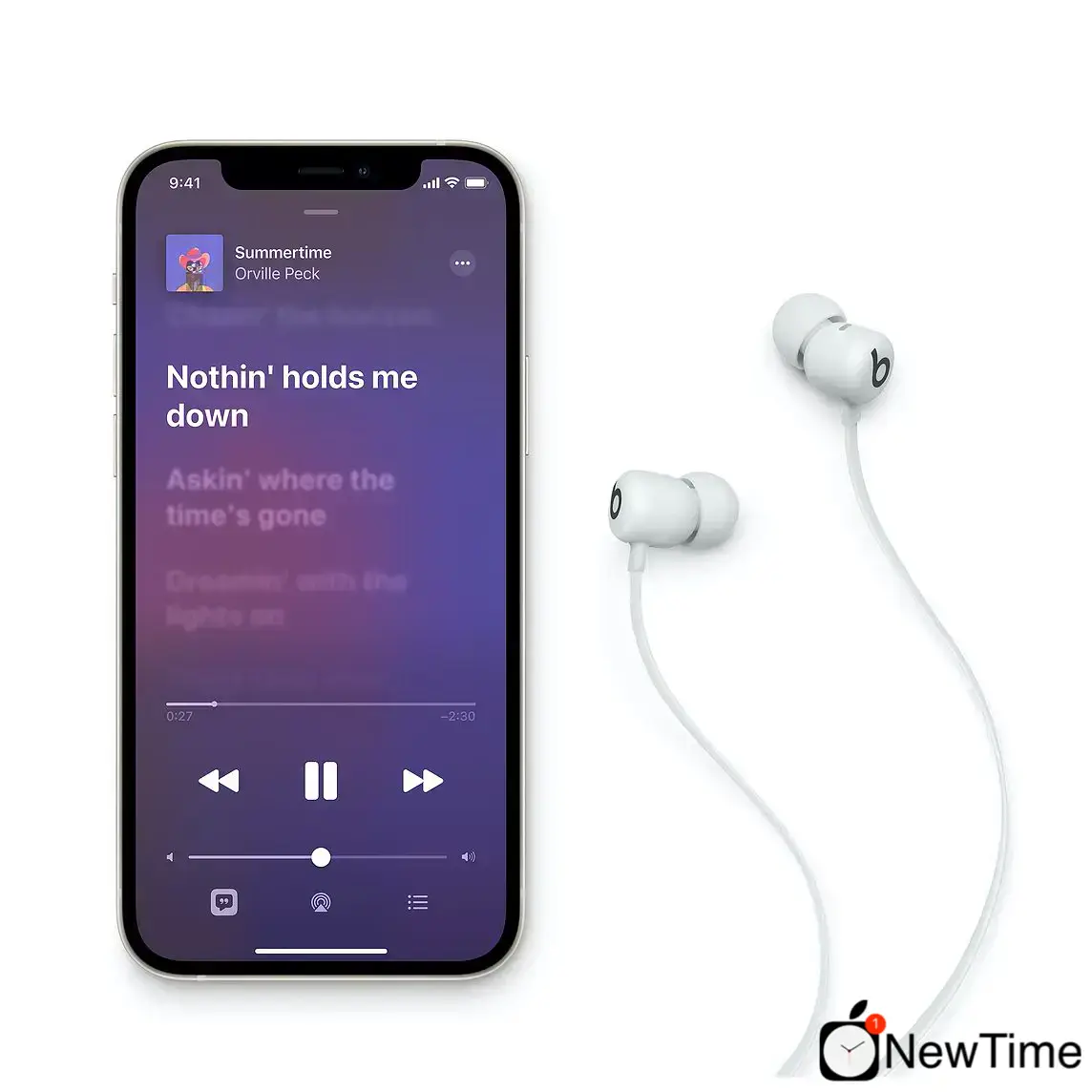 Наушники Beats Flex All-Day Wireless Earphones - Smoke Gray (MYME2)