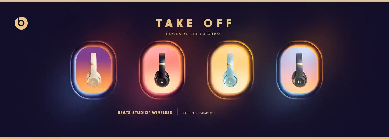 Навушники Beats Studio3 Wireless Headphones - The Beats Skyline Collection - Shadow Gray (MXJ92, MQUF2)