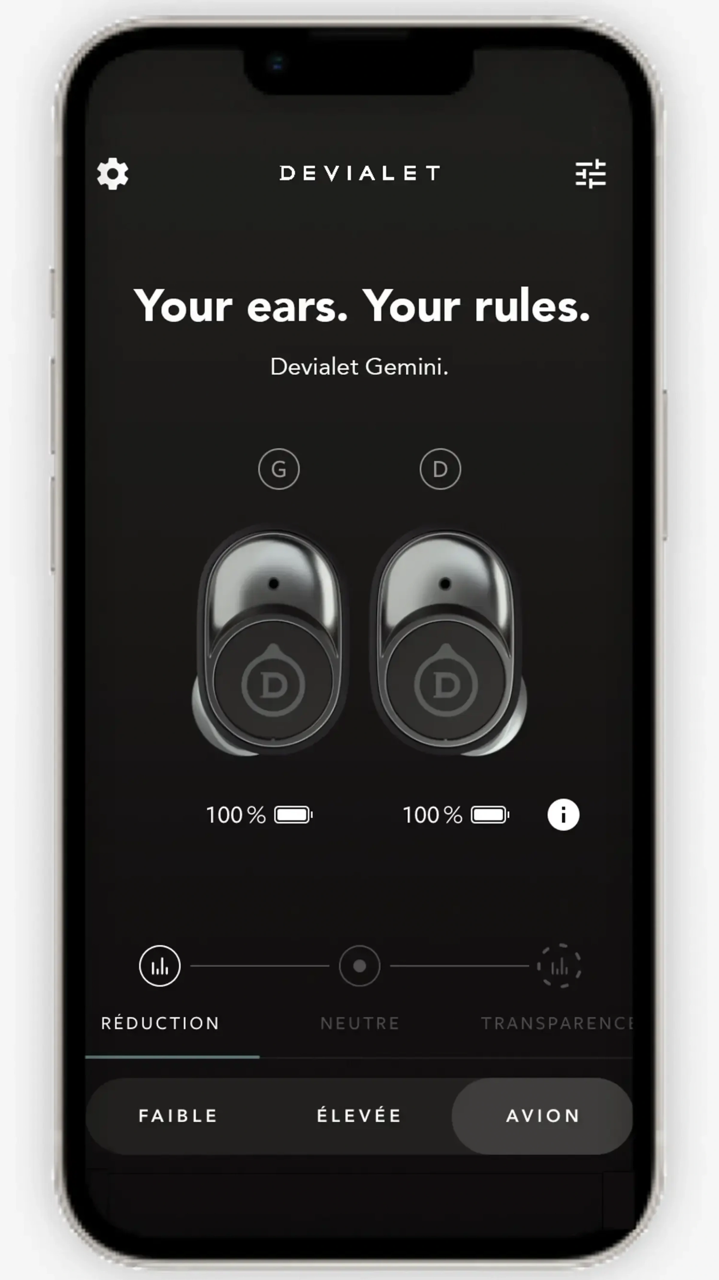 Наушники з мікрофоном Devialet Gemini