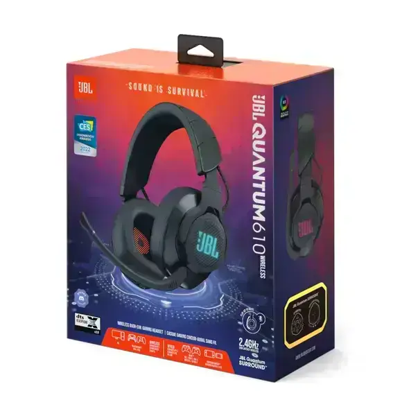 Комп'ютерна гарнітура JBL Quantum 610 Black (JBLQUANTUM610BLK)