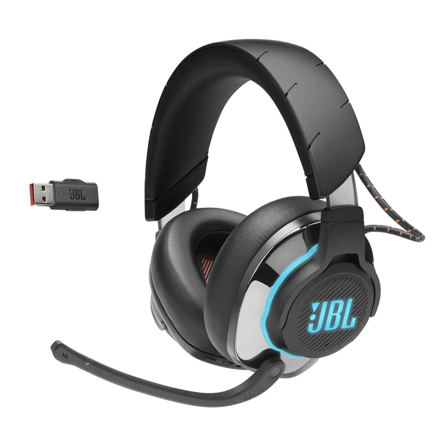 Комп'ютерна гарнітура JBL Quantum 810 Black (JBLQ810WLBLK)