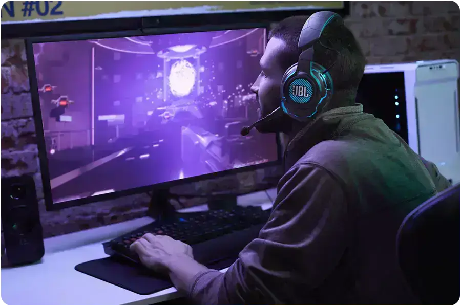 Комп'ютерна гарнітура JBL Quantum One Black (JBLQUANTUMONEBLK)
