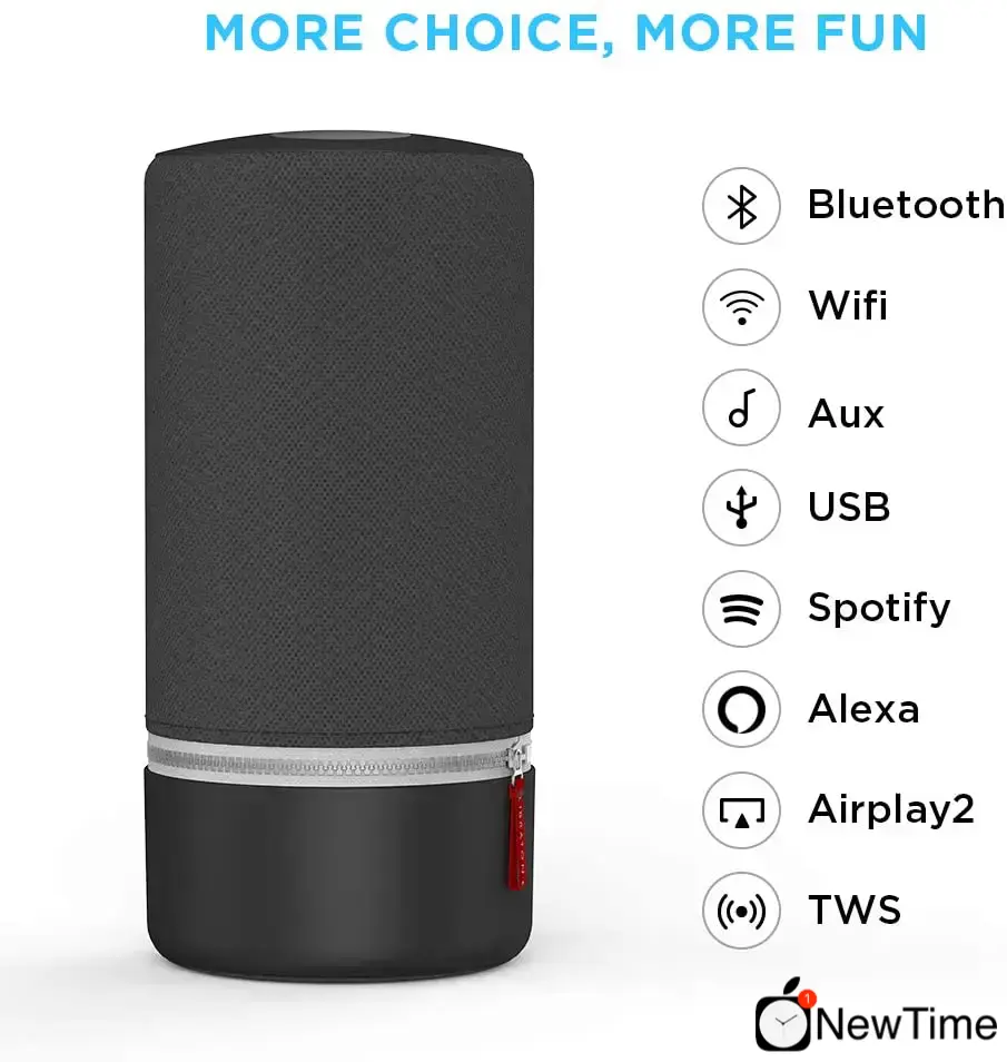 Колонка Libratone Zipp Wifi Bluetooth Smart Speaker - Nordic Black