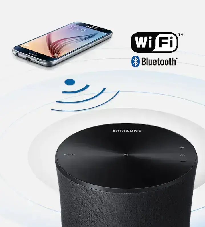 Колонка Samsung Radiant 360 R1 Wireless Bluetooth Multi-Room Speaker - Black (WAM1500/ZA)