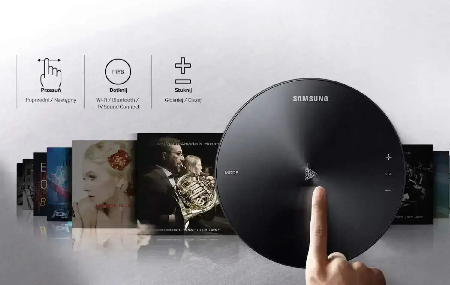 Колонка Samsung Radiant 360 R1 Wireless Bluetooth Multi-Room Speaker - Black (WAM1500/ZA)