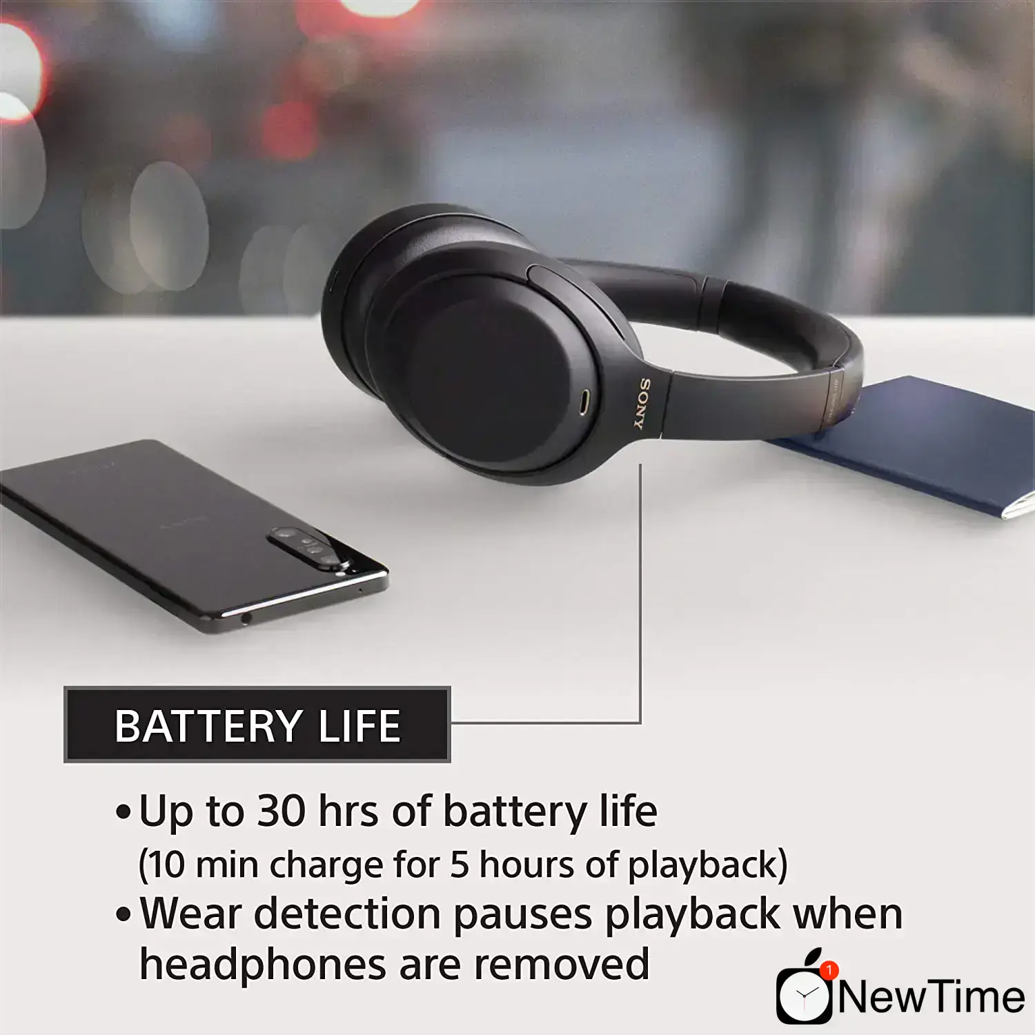 Навушники Sony WH-1000XM4 Black (WH1000XM4B)