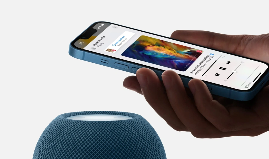 Колонка Apple HomePod mini Yellow (MJ2E3) EU вилка