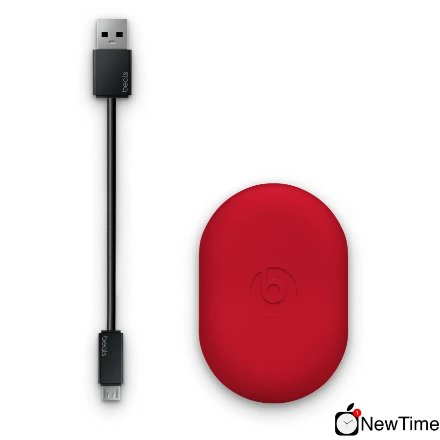Навушники Beats Powerbeats3 Wireless Earphones - The Beats Decade Collection - Defiant Black-Red (MRQ92)