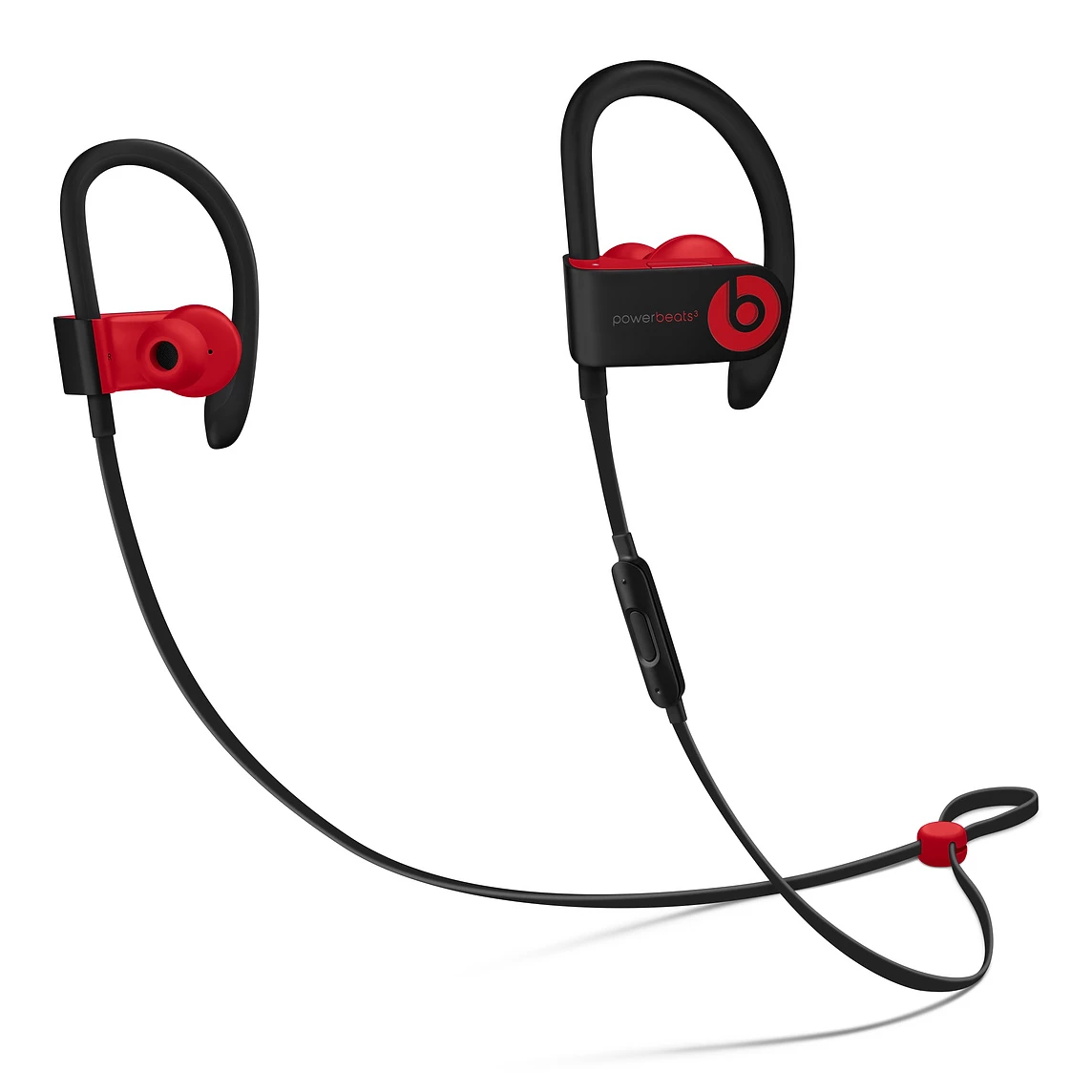 Навушники Beats Powerbeats3 Wireless Earphones - The Beats Decade Collection - Defiant Black-Red (MRQ92)