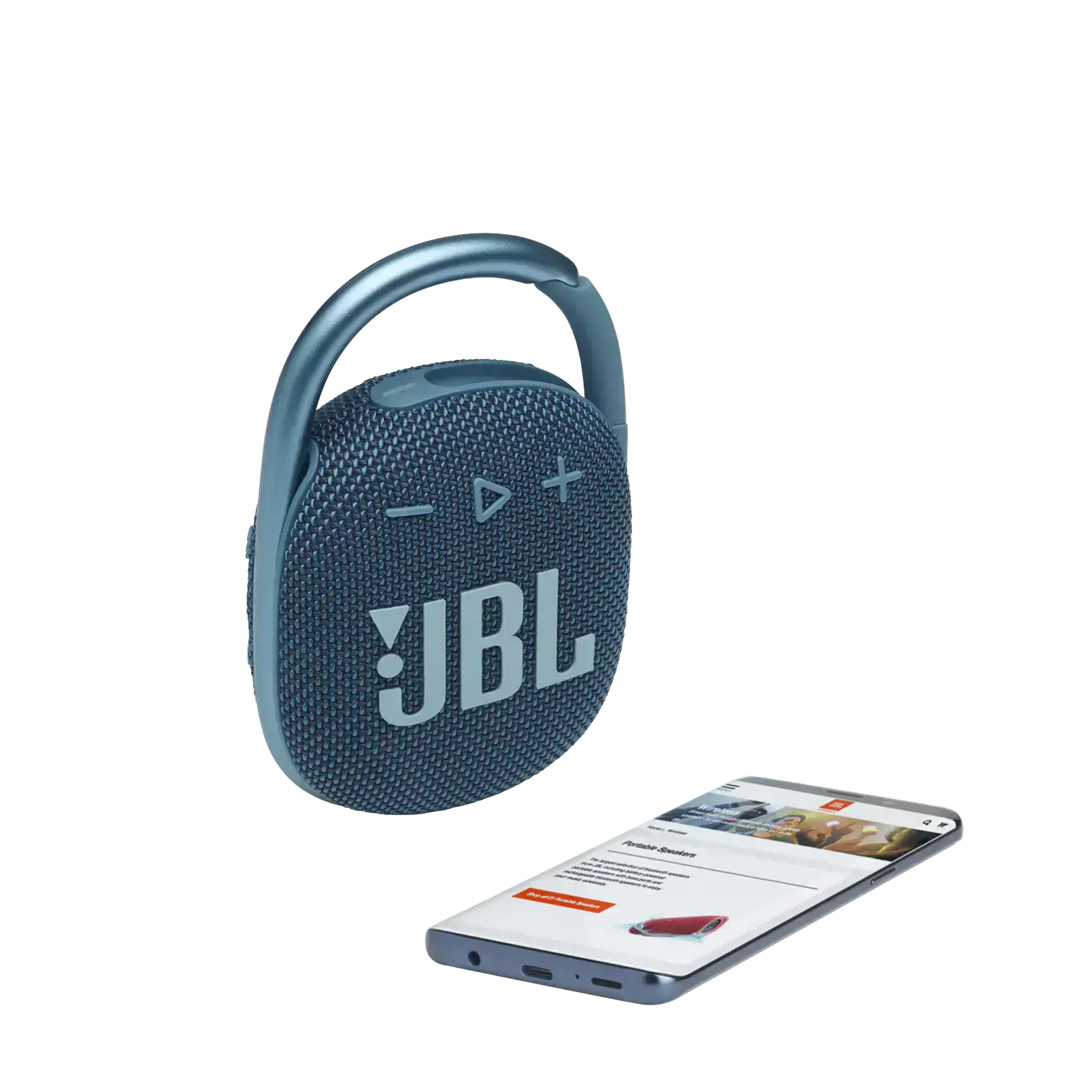 Колонка JBL Clip 4 - Blue (JBLCLIP4BLU)
