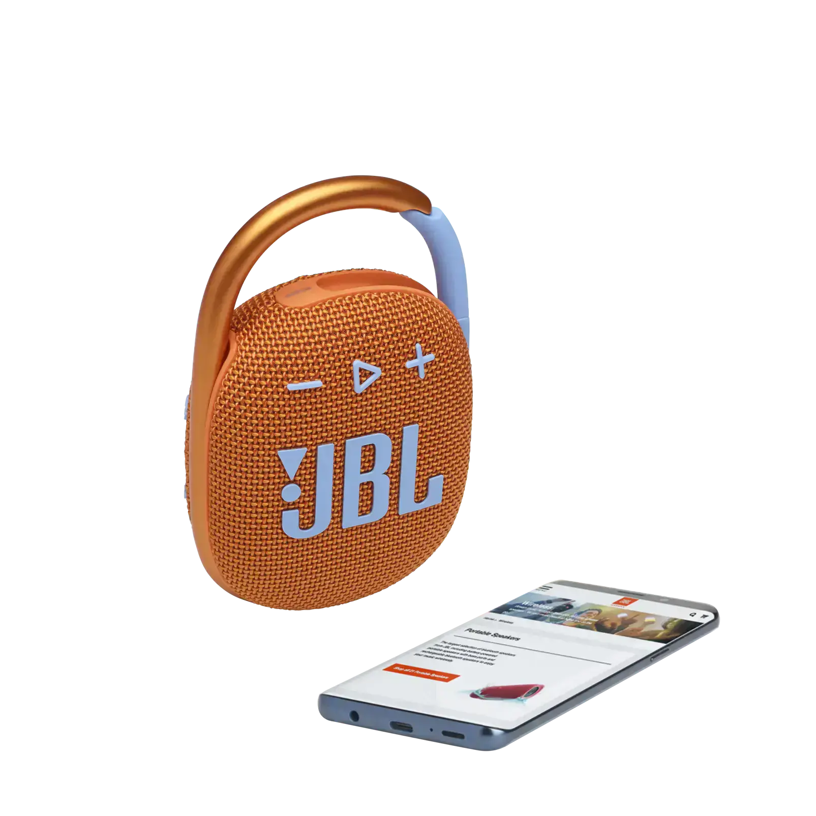 Колонка JBL Clip 4 - Orange (JBLCLIP4ORG)