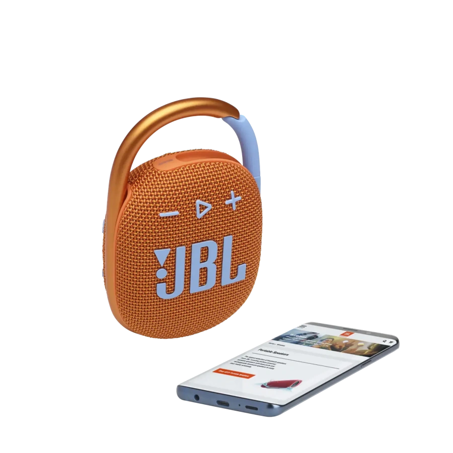 Колонка JBL Clip 4 - Orange (JBLCLIP4ORG)