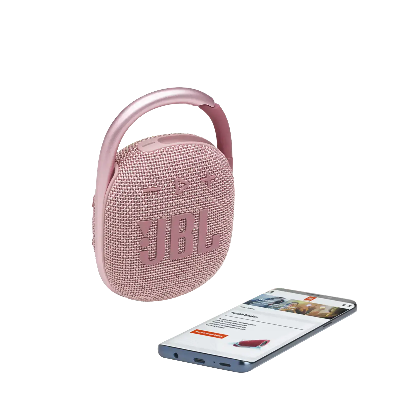 Колонка JBL Clip 4 - Pink (JBLCLIP4PINK)