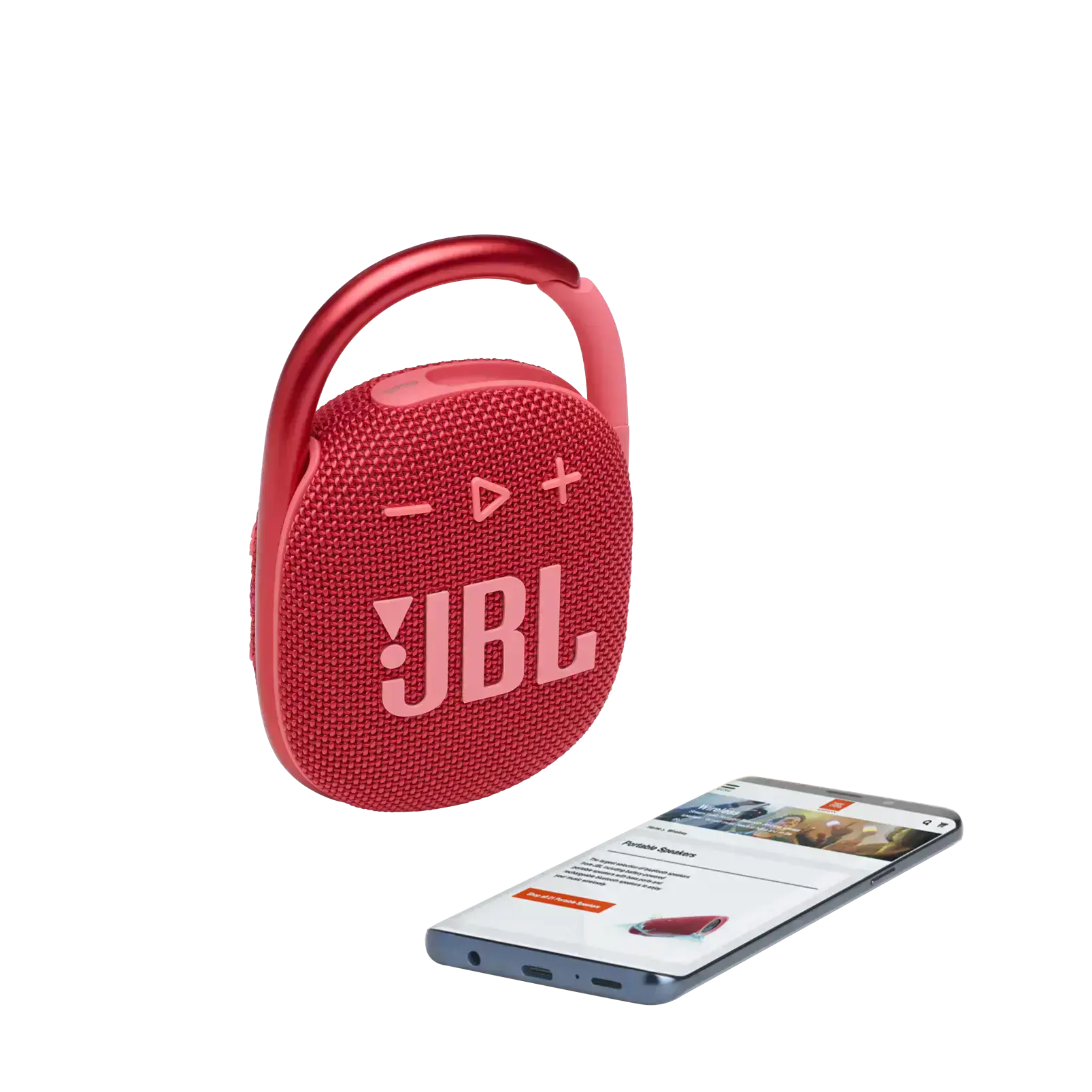 Колонка JBL Clip 4 - Red (JBLCLIP4RED)