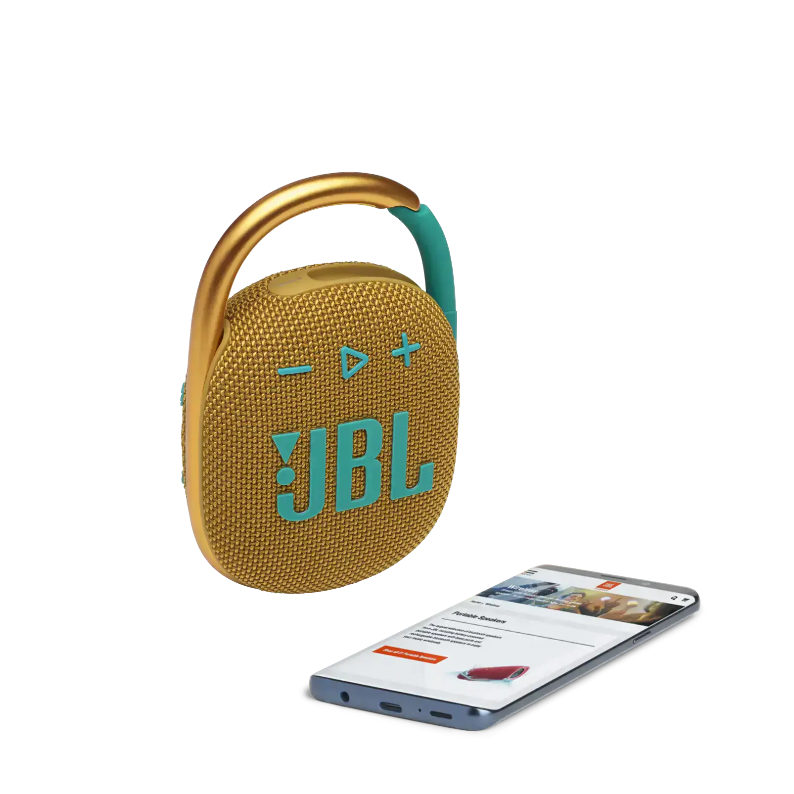 Колонка JBL Clip 4 - Yellow (JBLCLIP4YEL)