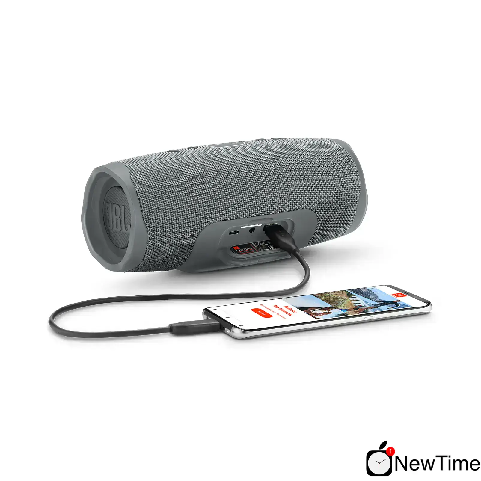 Колонка JBL Charge 4 Grey (JBLCHARGE4GRYAM)